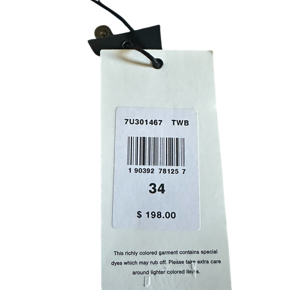 7 For All Mankind Kimmie Straight Leg Slim Illusion Luxe size 34 - Picture 4 of 6